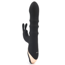 Generique Vibro Rabbit Thrusties 13 x 3.8cm Noir